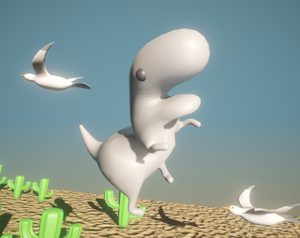 play Google Dino 3D