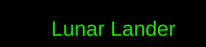 play Lunar Lander