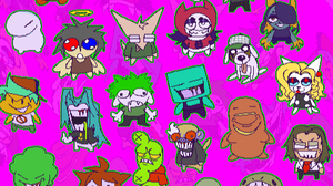 play Super Newgrounds Hydraulic Press U Deluxe (Pico Day 2022)