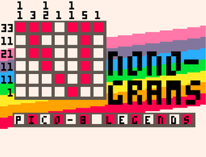 play Vnonograms: Pico-8 Legends