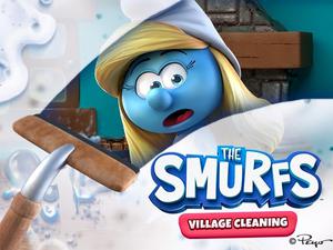 play The Smurfs Village Cleaning