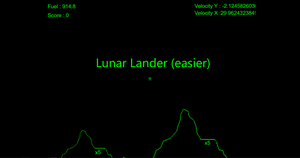 play Lunar Lander (Easier)