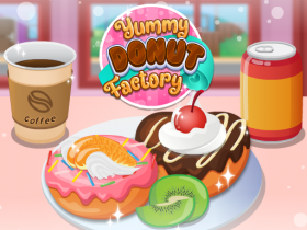 play Yummy Donut Factory - Free Game At Playpink.Com