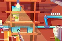 play Cartoon Basement Escape