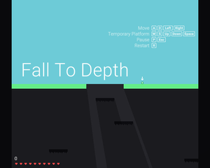 play Fall To Depth (Mini Jam 109)