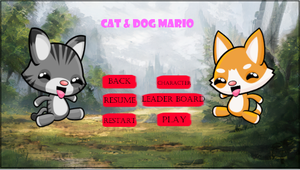 play Cat & Dog : Mario Game