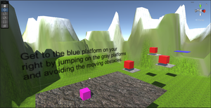 play Platform Jump With Obstacles Game