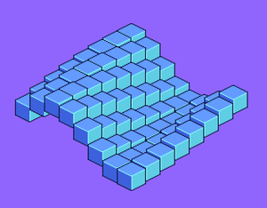 play Isometric Wave Grid (Demo)