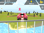 play Real Sports Flying Car 3D