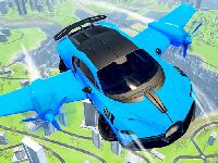 play Real Sports Flying Car 3D