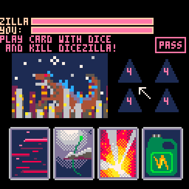play Dicezilla