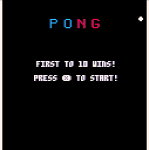 play Pong (Pico-8)