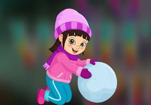 play Cute Winter Girl Escape