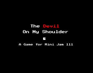play The Devil On My Shoulder