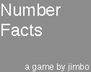 play Number Facts