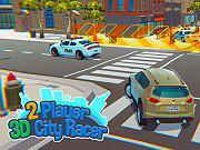 play 2 Player 3D City Racer