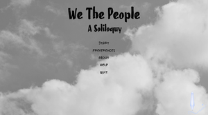 play We The People - A Soliloquy