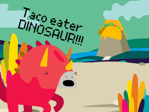 play Taco Eater Dinosaur