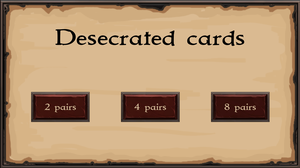 play Desecrated Cards