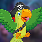 Cute Pirate Parrot Escape