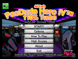 play Pacdude Hero Iv 110% Turbo