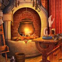 Big-Ravishing Wood House Escape Html5