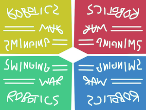 play Swinging War Robotics