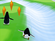 play Penguin Run 3D