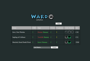 play Wardle - Mtg Wordle