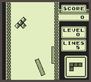 Gameboy Tetris Asteroids