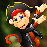 Cute Pirate Monkey Escape