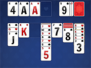 play Classic Solitaire Blue