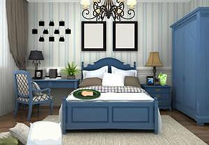 play Blue Wallpaper House Escape