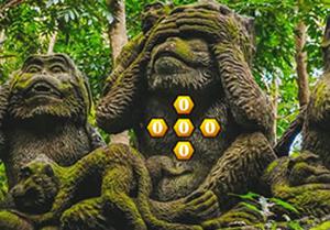 play Monkey Statue Forest Escape