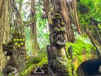 play Monkey Statue Forest Escape