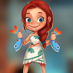 Fishing Little Girl Escape game
