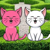 play Big-Cat Couple Garden Escape Html5