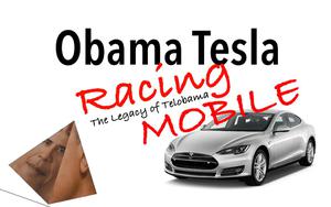 play Obama Tesla Racing Mobile