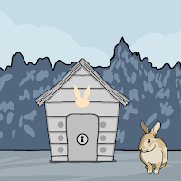 play G2J Rescue The Rabbit From Black And White Hut