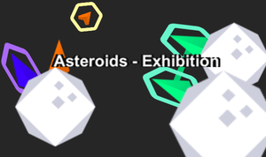 play Asteroids Exhibition