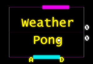 play Weather Pong