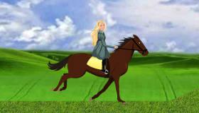 Barbie Horse Riding Style game