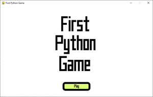 play First Python Game