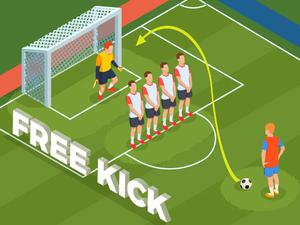 play Soccer Free Kick