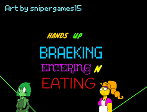 play Hands Up-Brakeing,Entering,N Eating (Fan Game)