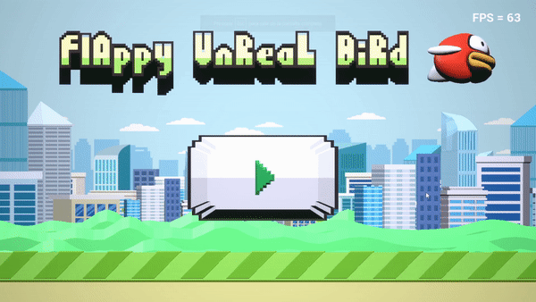 play Flappy Bird 3D Unreal