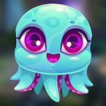 play Cute Blue Octopus Escape