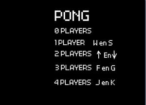 play Pong 0-4 Players