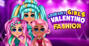 play Adorable Girls Valentino Fashion