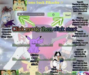 play Fake Whac-A-Mole, Come Back Pikachu